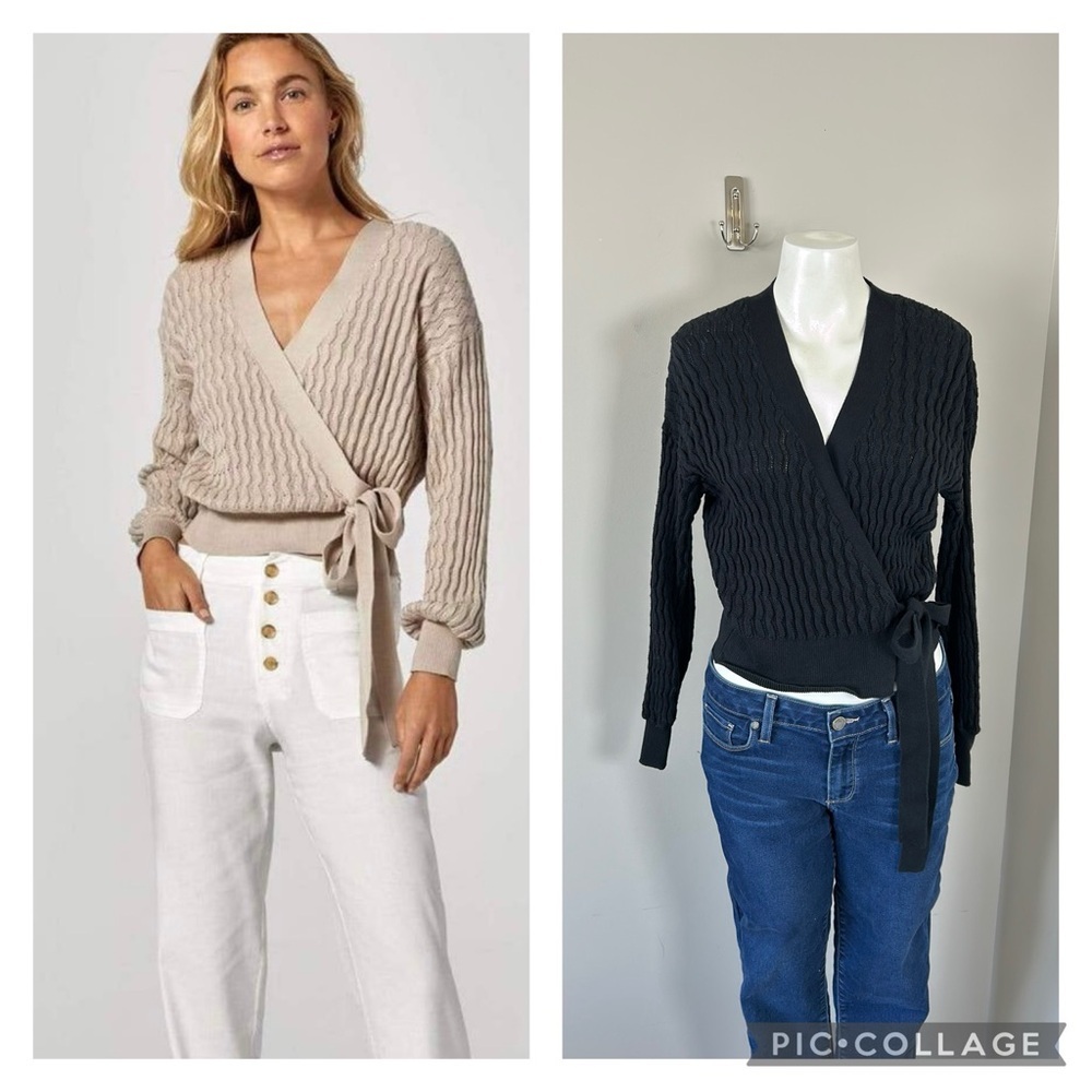 Alp N Rock Black Wrap Sweater